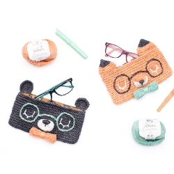 Funda gafas a crochet