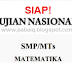 Latihan Soal Ujian Nasional/TryOut UN Matematika SMP, Penyelesaian dan Kunci Jawaban