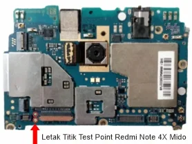 titik test point redmi note 4x