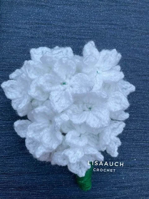 Hydrangea Crochet Flower Pattern FREE