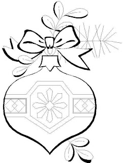 Free Coloring Pages: Christmas Ornaments Coloring Page