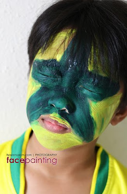 Football Fans Body Painting