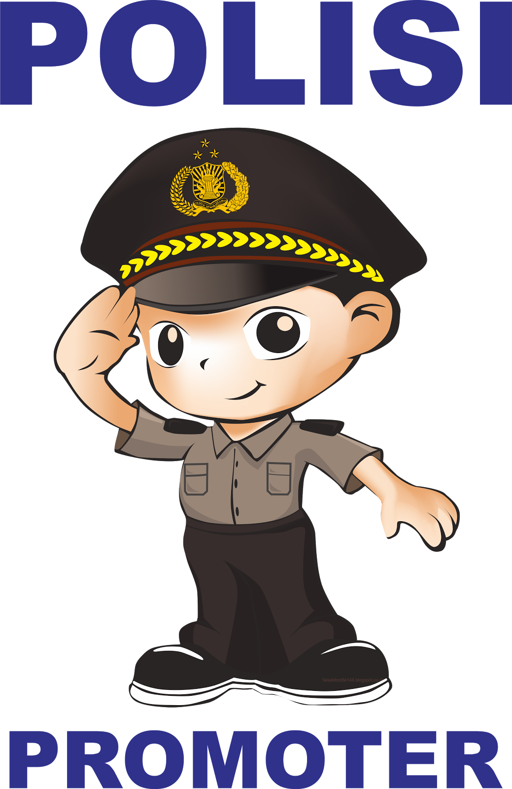 91 Gambar  Animasi Polisi  Keren Paling Keren Infobaru