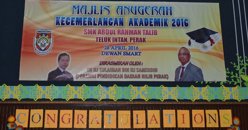 SMK Abdul Rahman Talib, Teluk Intan: Majlis Anugerah 