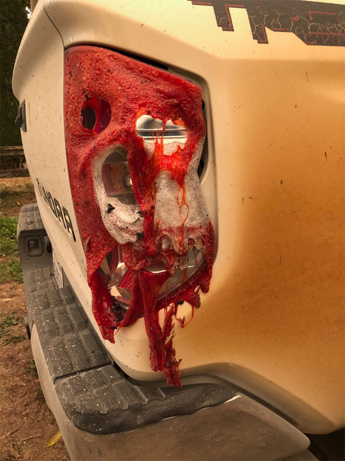 Nurse Shared A Picture Of His Toyota After He Rescued Many Lives From Fire And The Automotive Company Responded