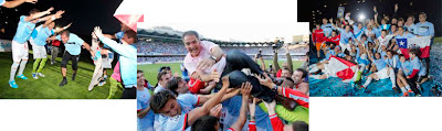 Paco Herrera en la celebración del ascenso del Celta en 2012