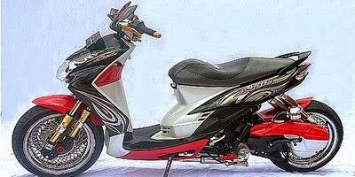 Foto Modifikasi Lowrider Yamaha Mio Terbaru Simple Acre