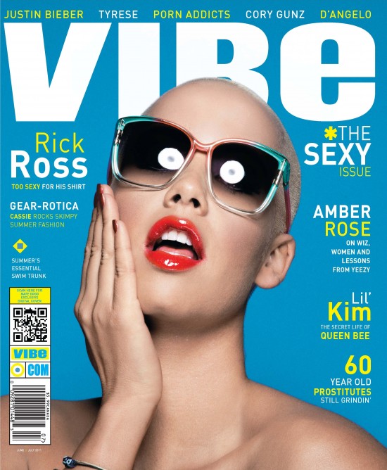 amber rose with hair 2011. 2010 2011 Rick Ross Covers