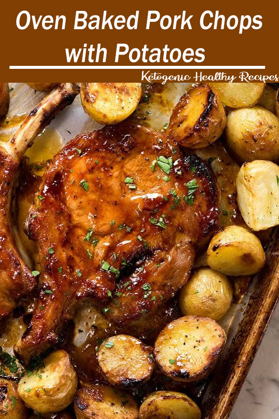Oven Baked Pork Chops with Potatoes - The Mediterranean Dish