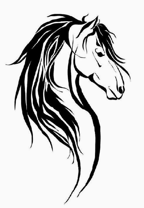 Horse tattoo by Clickroom on deviantART