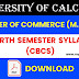 Calcutta University M.Com Fourth Semester CBCS Syllabus | CU M.Com Fourth Semester Syllabus Download | Download University Of Calcutta M.Com Fourth Semester CBCS Syllabus