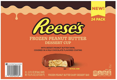 Reese’s Frozen Peanut Butter Dessert Cups 24-pack box.