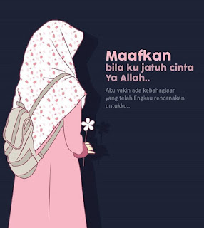 Gambar Kartun Muslimah Sedih