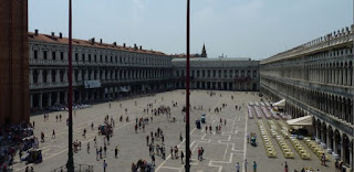 Plaza de San Marco desde la Logia dei Cavalli.