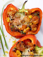 Crawfish Stuffed Grilled Peppers | Ms. enPlace