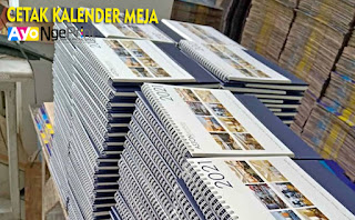 Jasa Cetak Kalender Meja Murah Terdekat di Maja, Majalengka