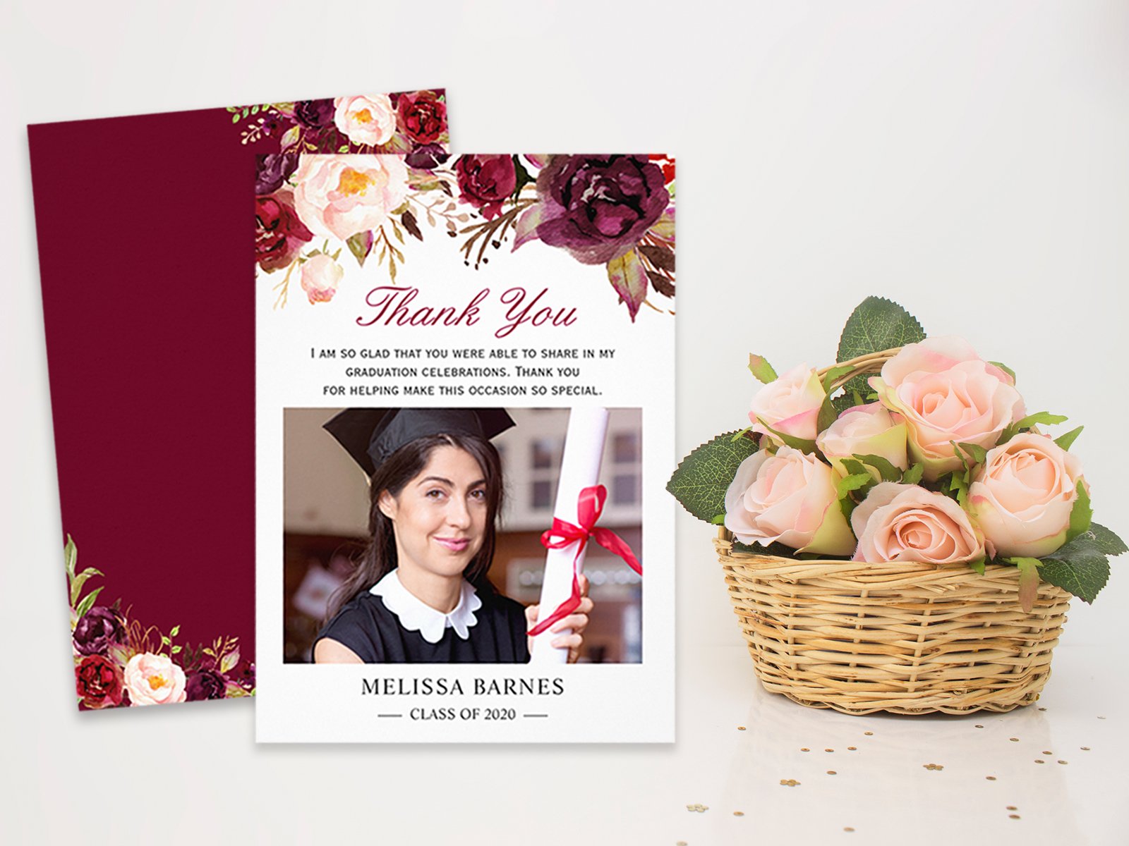 Personalized Graduation Thank You Cards