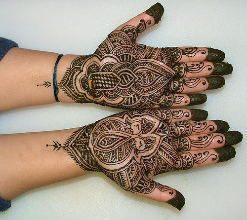 a beautiful henna designs
