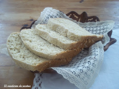 Pan blanco con salvado de avena