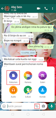 Cara Mengirim Dokumen Lewat Whatsapp