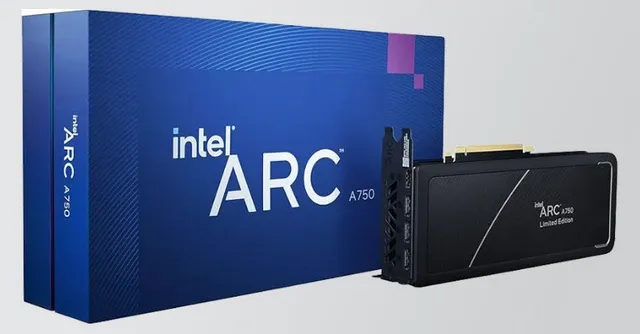 كرت الشاشة Intel Arc A750