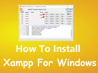 How to install  XAMPP For Windows