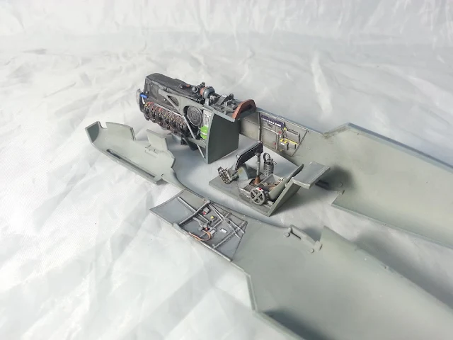 Montage pas à pas du Bf-109 E-1 d'Eduard au 1/48.