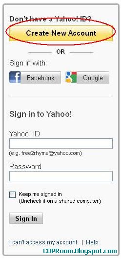 Cara Daftar Email Yahoo Baru
