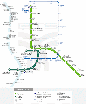 Bangkok BTS map