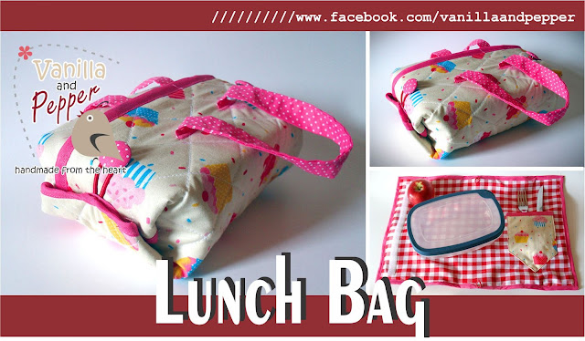 Bolsa de tecido lunch bag