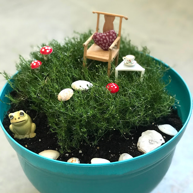 Easy Fairy Garden by Linzer Lane Blog