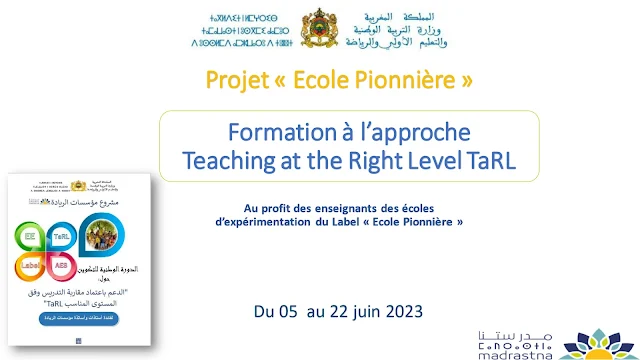Formation à l’approcheTeaching at the Right Level TaRL