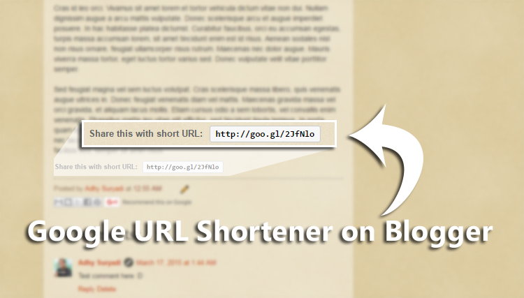 Alternative Lain Membuat Google URL Shortener