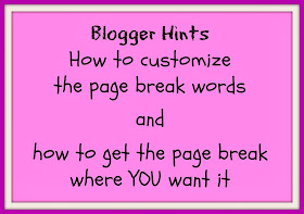 DIY blogging, add line break, customize read more message in blogger blogspot