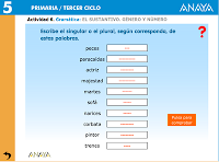 Resultado de imagen de ANAYA EL SUSTANTIVO 5º