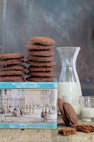  Cookies de chocolate sin gluten, sin lactosa, sin huevo