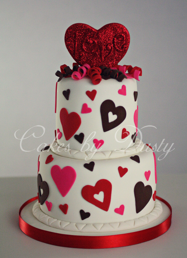 Cakes by Dusty: Little Valentine's Day Cake
