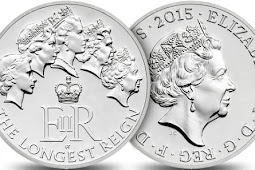 United Kingdom 20 pounds 2015 - Longest Reigning Monarch