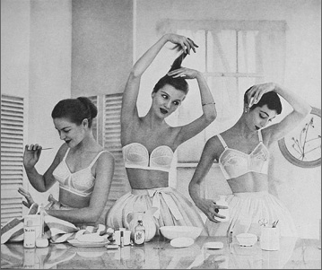 50s lingerie - bullet bra