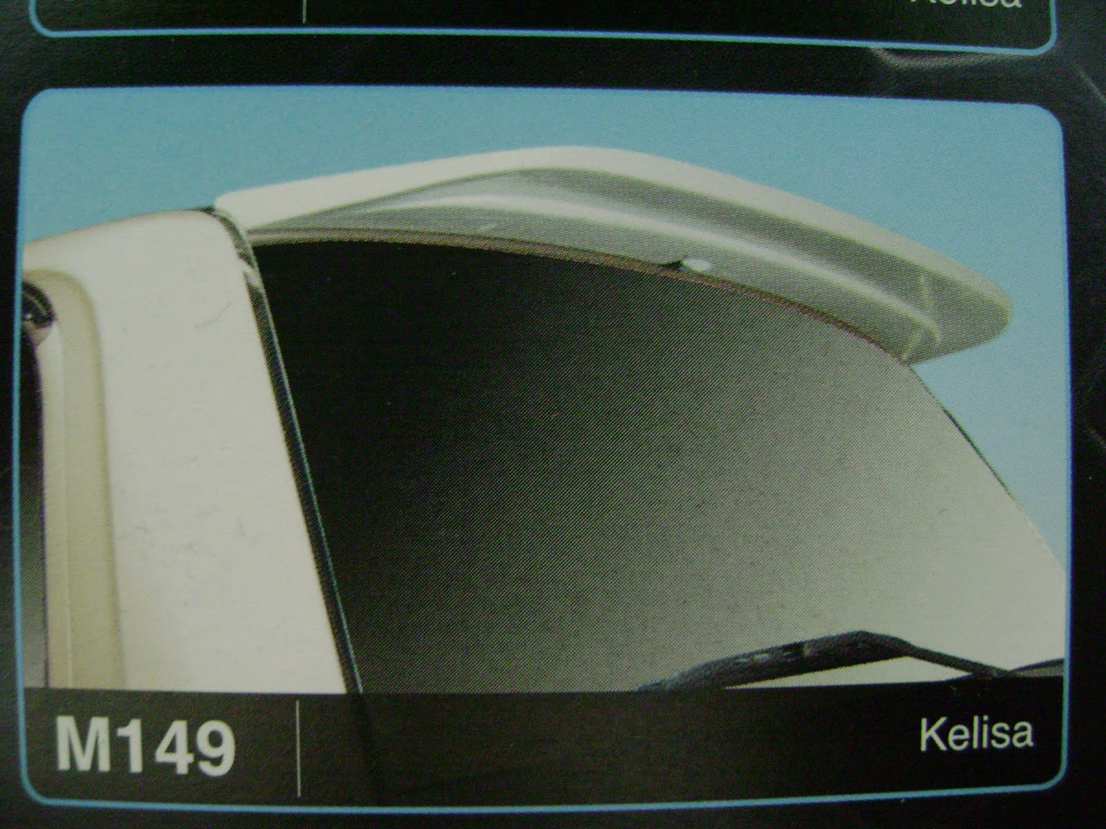 REV MOTORSPORT: Kelisa rear spoiler