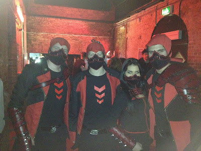 Fusion Fighters "painting the town red"