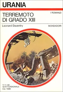 La copertina di Terremoto di grado XIII - Urania 903