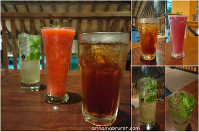 Aneka minuman di wistara cafe