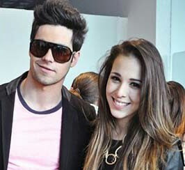 Danna Paola with Eleazar Gómez