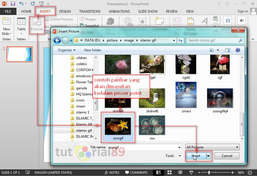  Cara  menambahkan animasi  di  powerPoint  Tutorial89