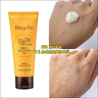 nafura honey bee almond scrub