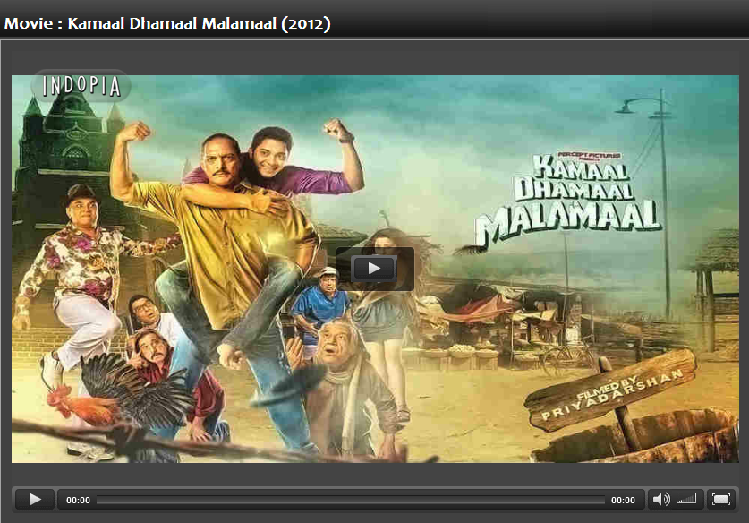 http://www.indopia.com/showtime/watch/movie/2012010145_00/kamaal-dhamaal-malamaal/