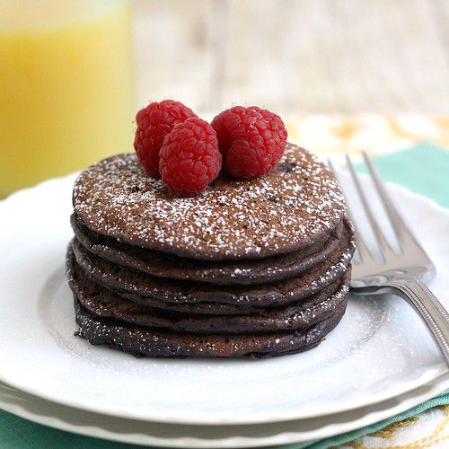 Brownie Batter Pancakes Recipe