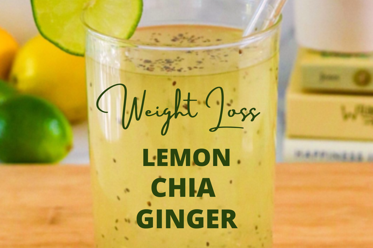 Lemon, Chia, and Ginger Drink