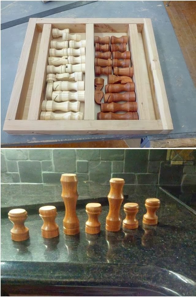 Шахматная доска сделанная своими руками